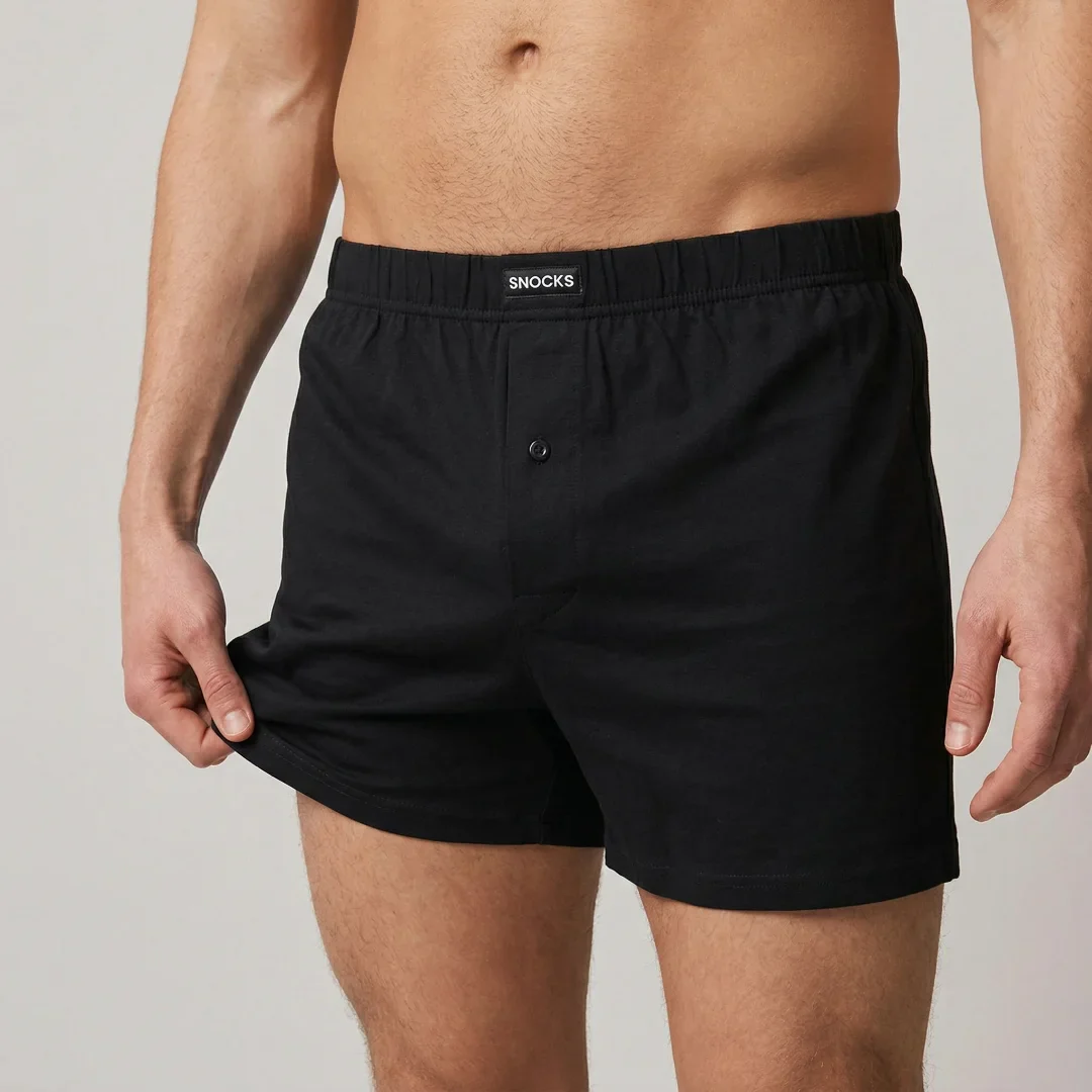 American Boxershorts Jersey | Schwarz - Image 4
