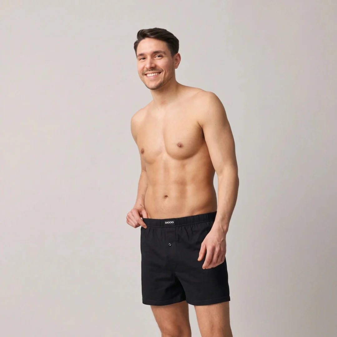 American Boxershorts Jersey | Schwarz - Image 5