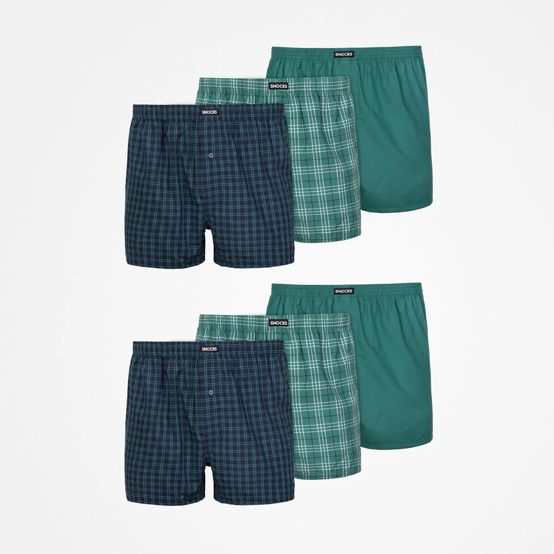 American Boxershorts | Mix (Grüne Muster) - Image 10