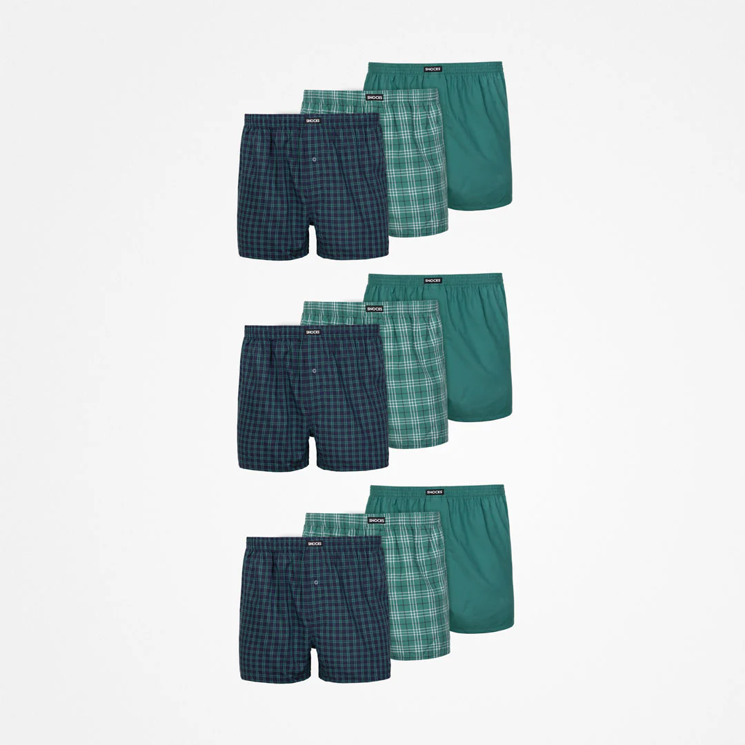 American Boxershorts | Mix (Grüne Muster) - Image 11