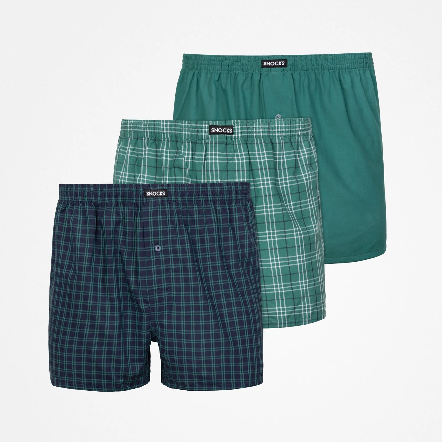 American Boxershorts | Mix (Grüne Muster) - Image 9