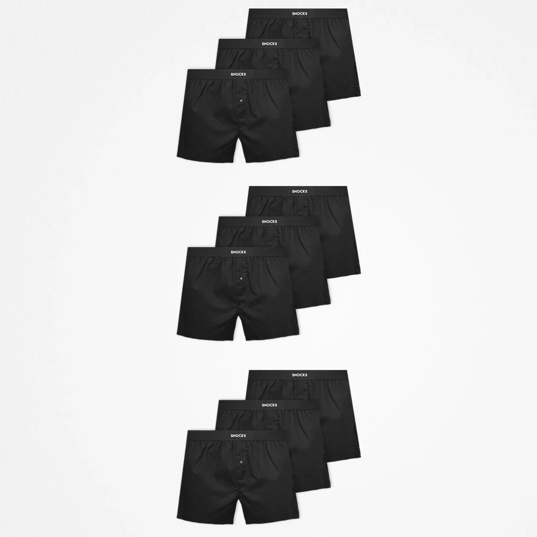 American Boxershorts mit Gummibund | Schwarz - Image 10