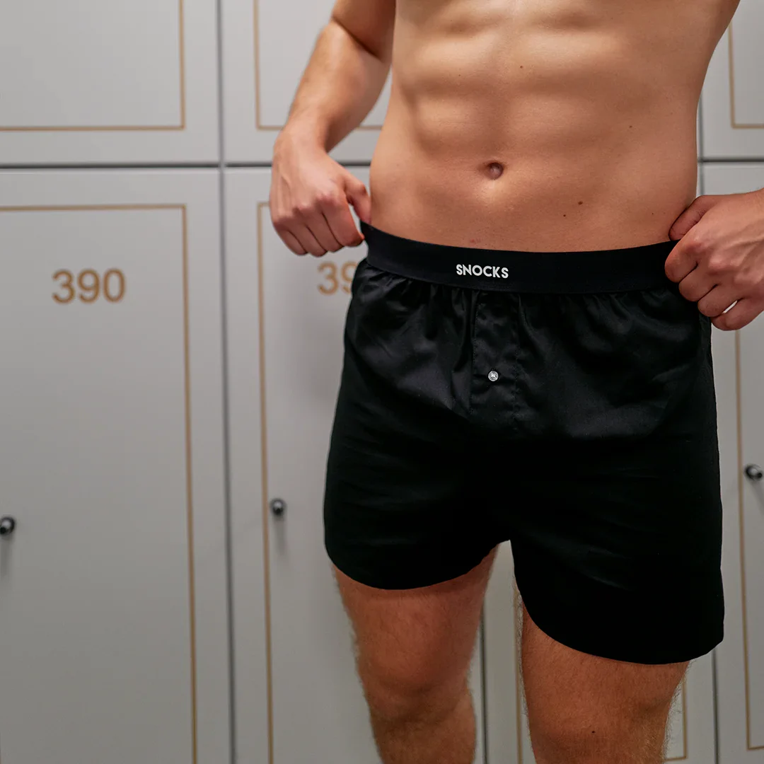American Boxershorts mit Gummibund | Schwarz - Image 4