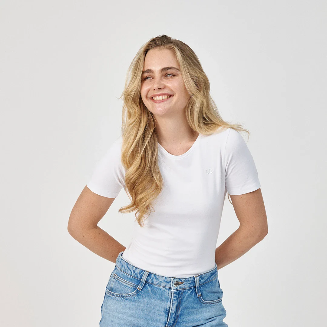 Basic T-Shirt Damen | Schwarz - Image 2