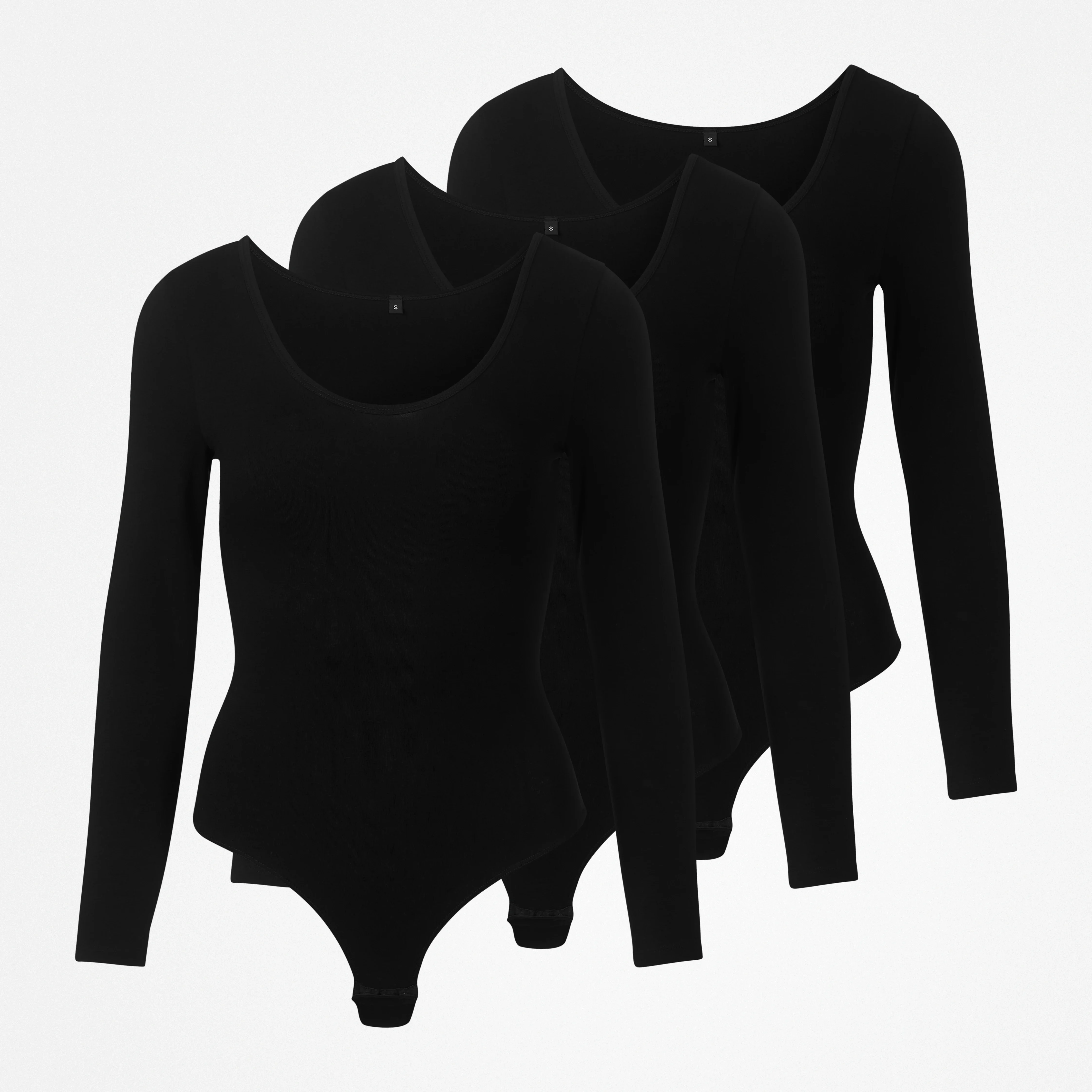 Body langarm Damen | Schwarz - Image 11