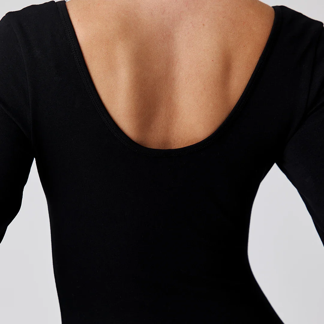 Body langarm Damen | Schwarz - Image 5