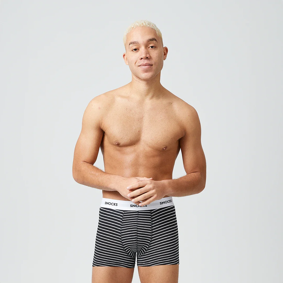 Boxershorts mit Streifen | Schwarze Streifen - Image 4
