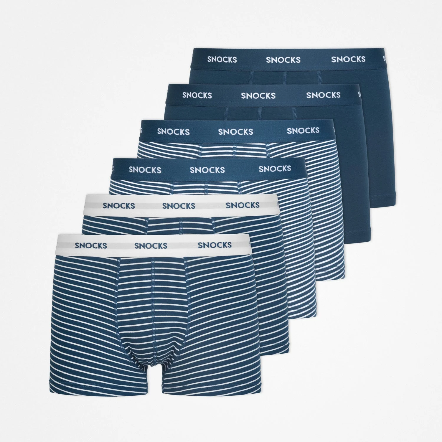 Boxershorts mit Streifen | Blaue Streifen - Image 7