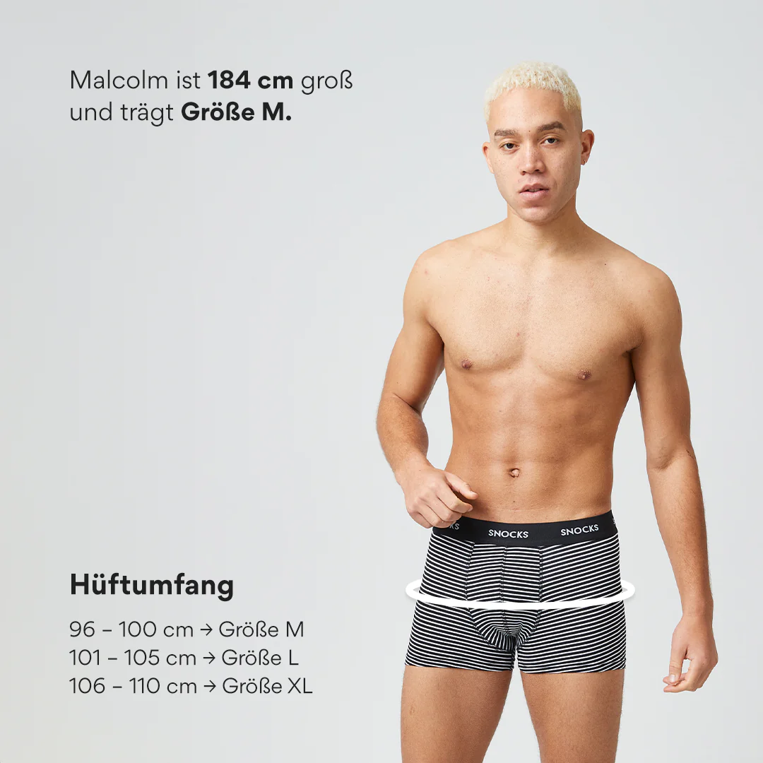 Boxershorts mit Streifen | Schwarze Streifen - Image 6
