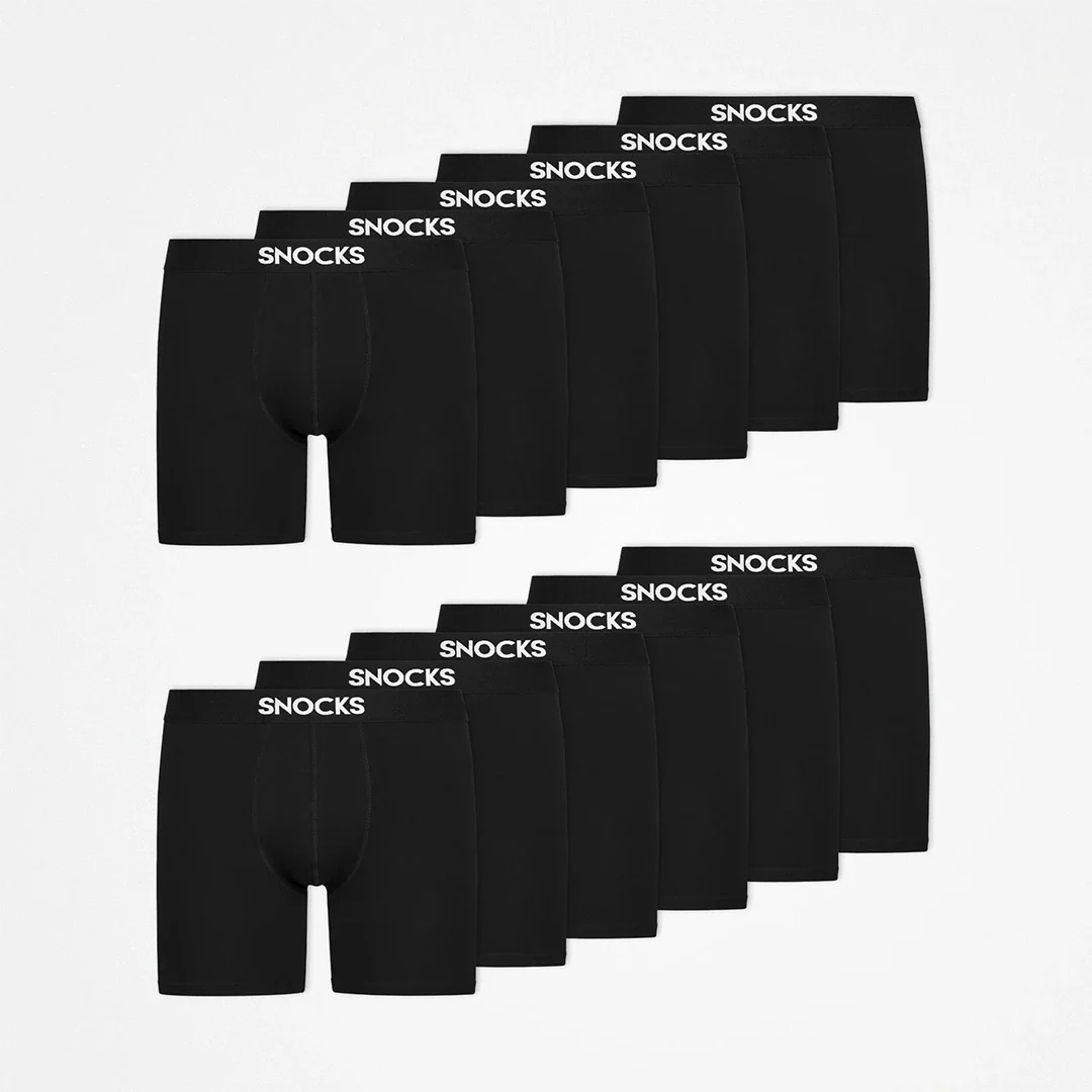Lange Boxershorts | Schwarz - Image 12