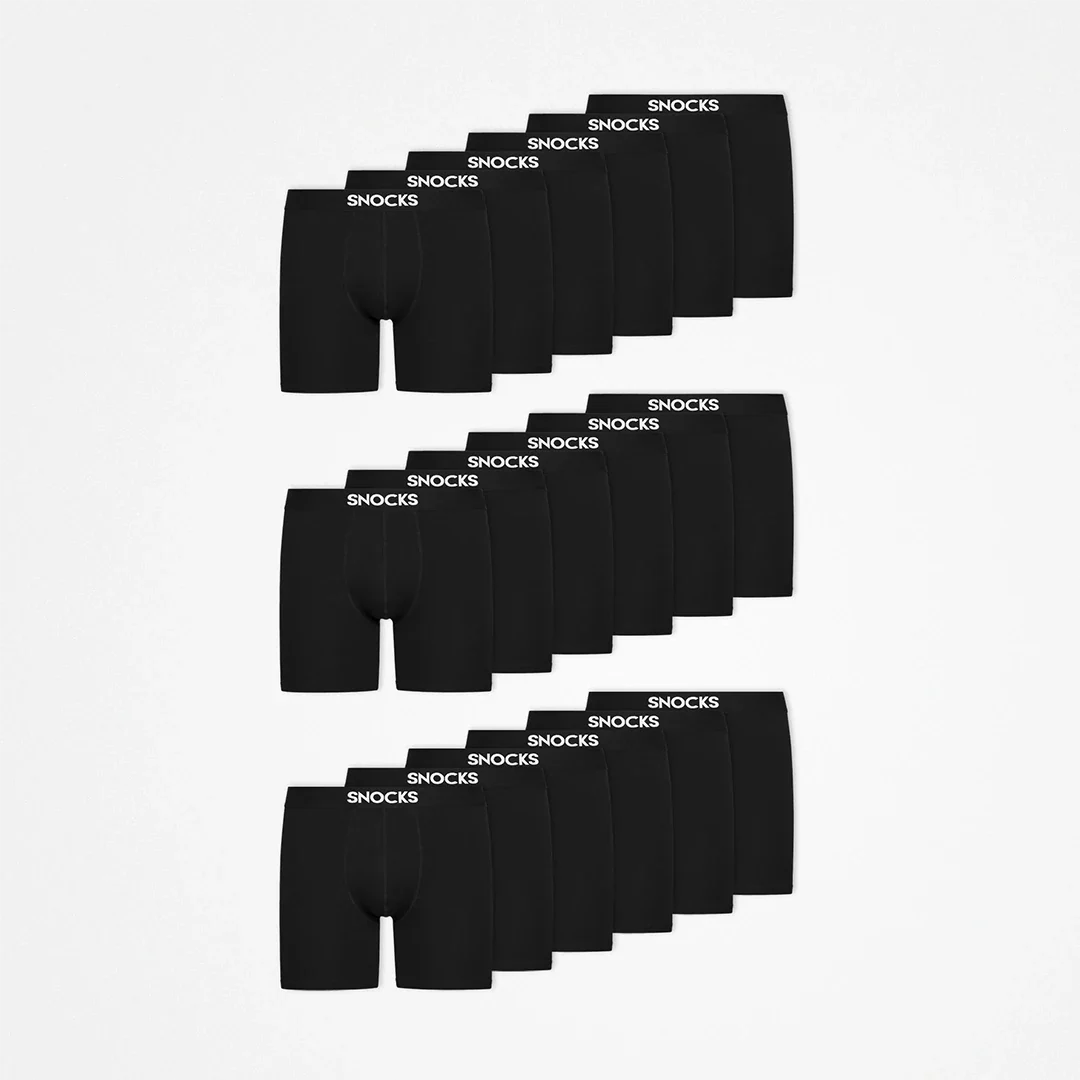 Lange Boxershorts | Schwarz - Image 13