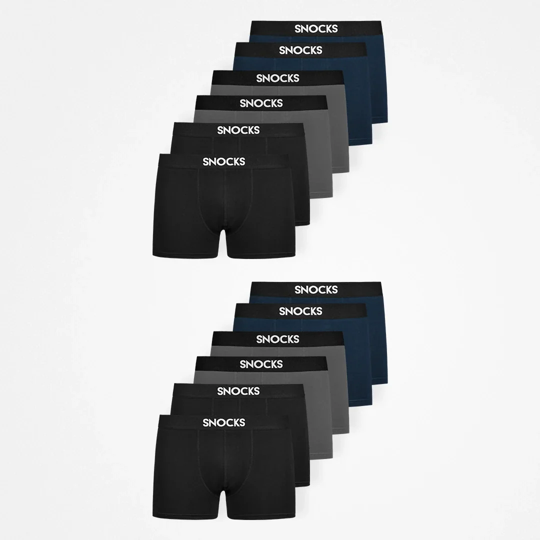 Boxershorts | Mix (Schwarz/Grau/Blau) - Image 12