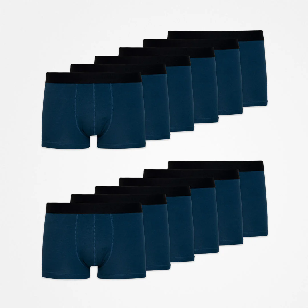 Boxershorts ohne Logo | Blau - Image 11