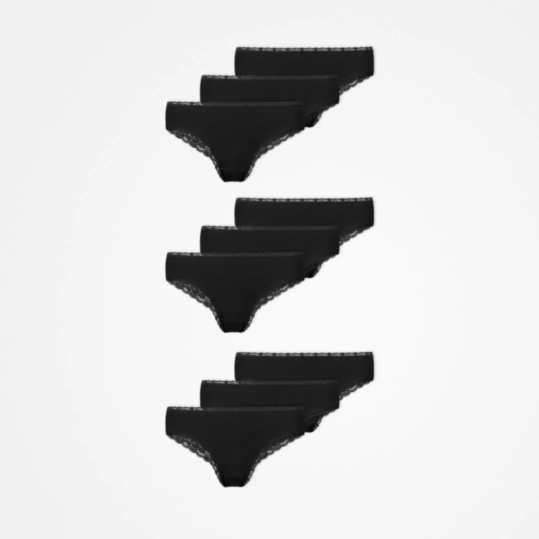Brazilian Slips mit Spitze | Schwarz - Image 11
