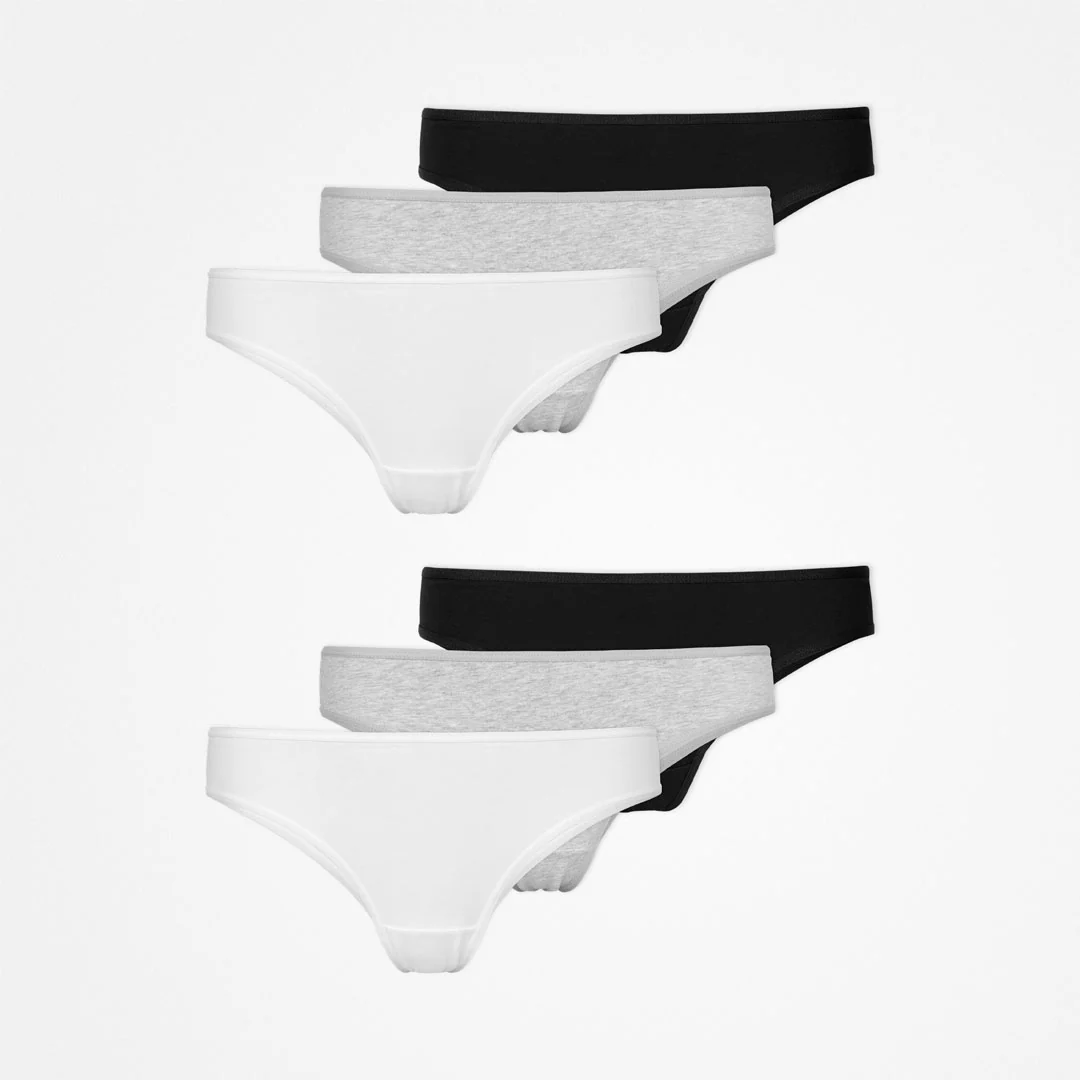 Brazilian Slips | Mix (Weiß/Hellgrau/Schwarz) - Image 9