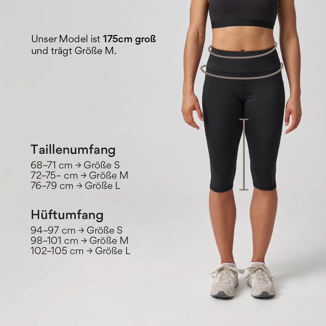 Capri Leggings | Schwarz - Image 10