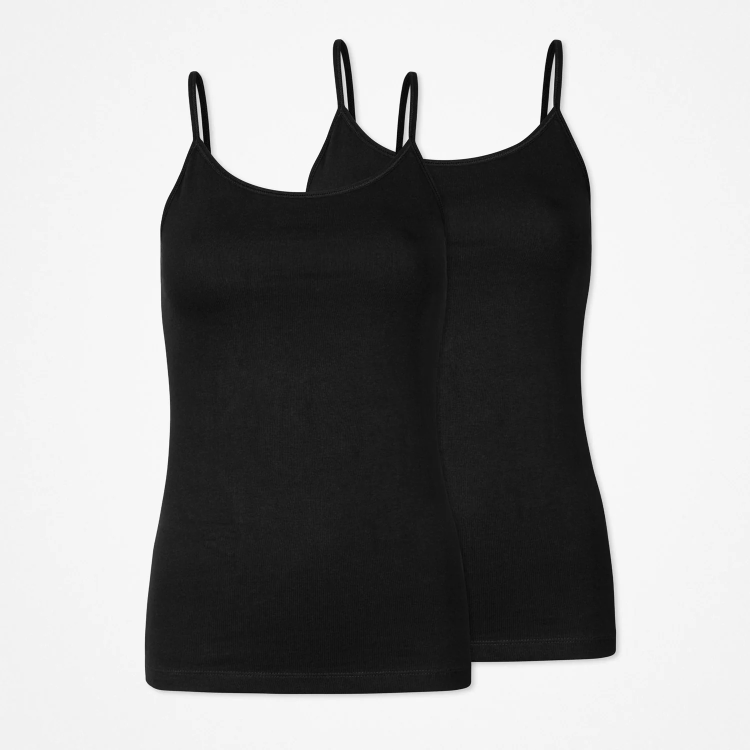 Damen Spaghetti Tops | Schwarz - Image 9