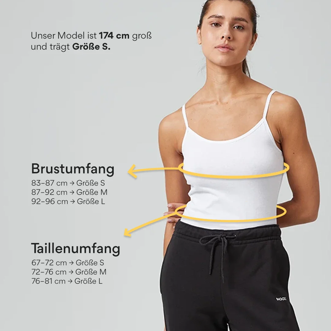 Damen Spaghetti Tops | Schwarz - Image 8