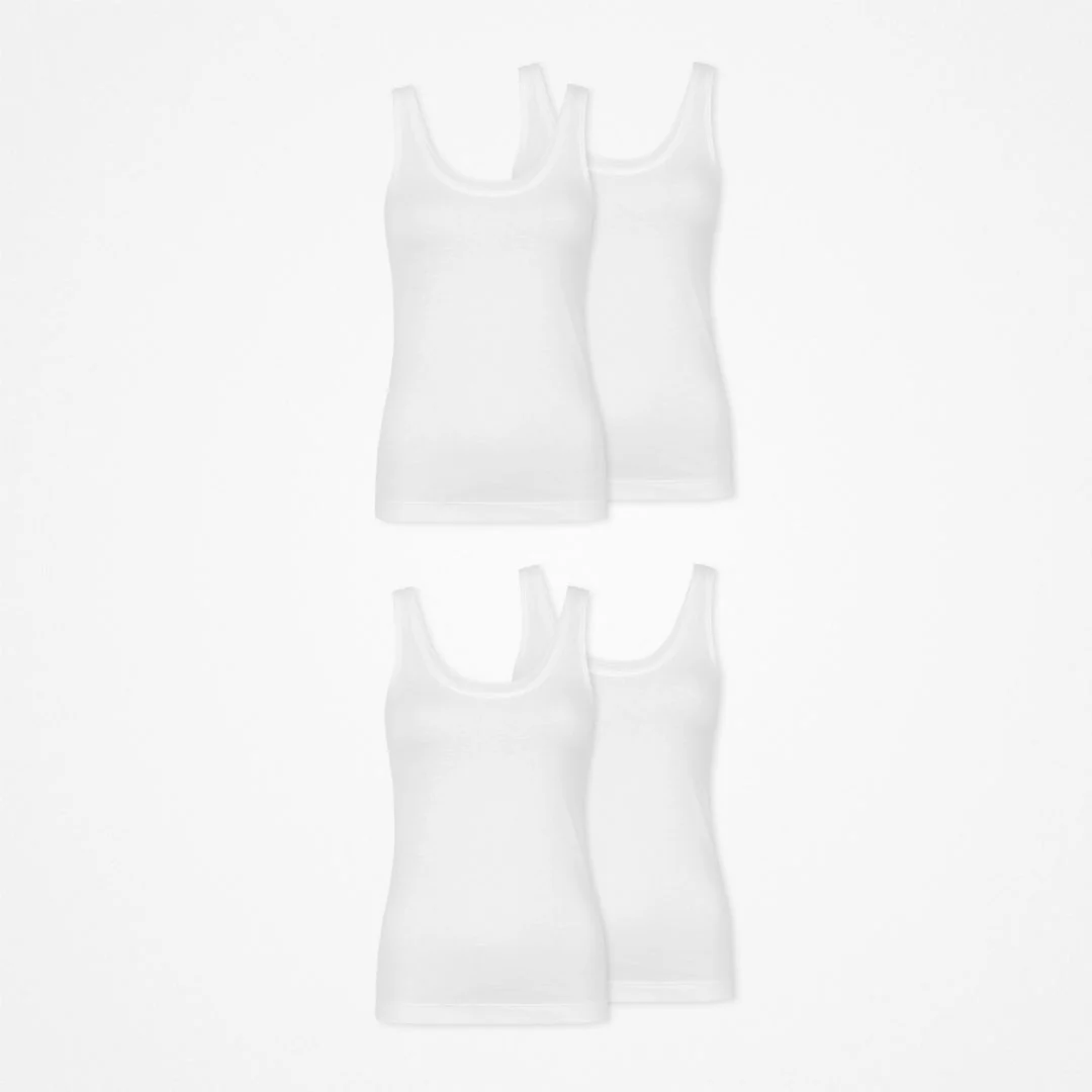 Damen Tank Tops | Weiß - Image 10