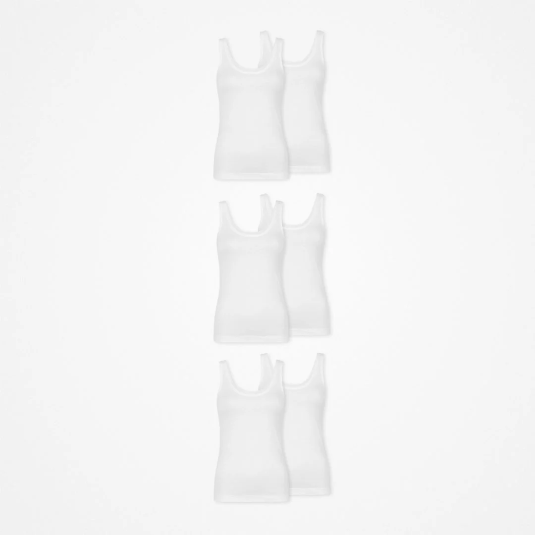 Damen Tank Tops | Weiß - Image 11