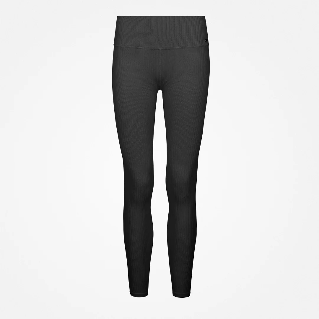 Gerippte Leggings | Schwarz - Image 11
