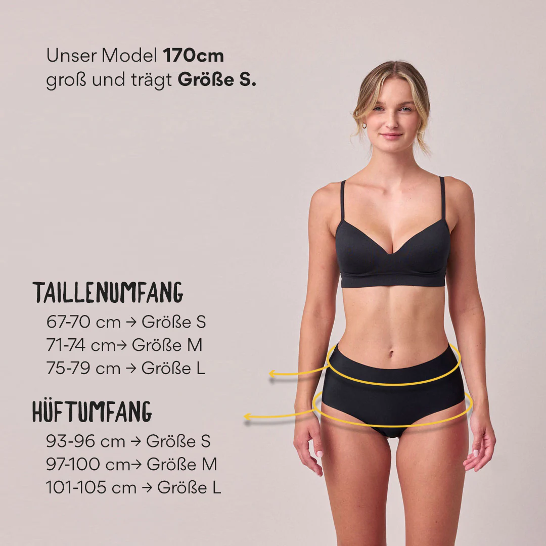 High Waist Hipster Panties Seamless | Schwarz - Image 10