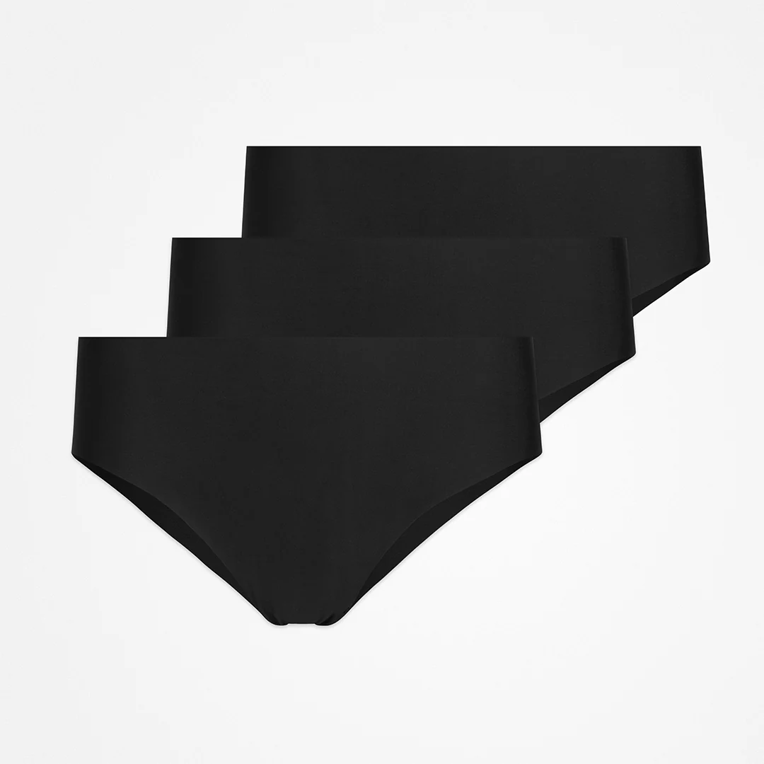 High Waist Hipster Panties Seamless | Schwarz - Image 11