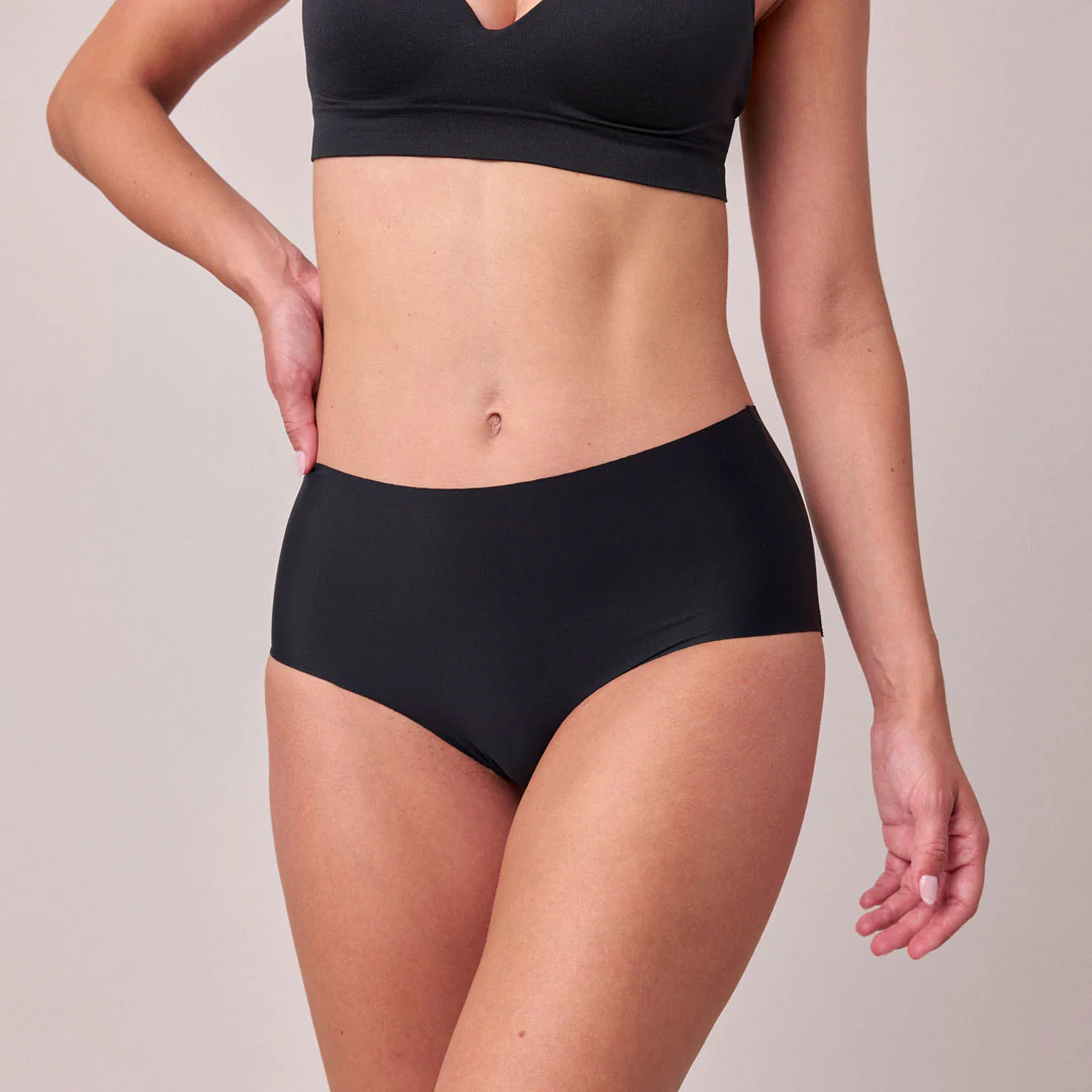 High Waist Hipster Panties Seamless | Schwarz - Image 5