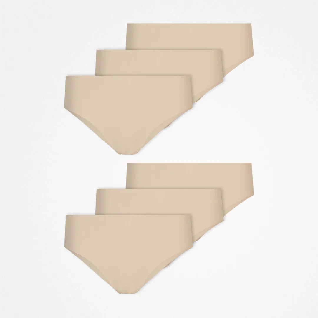 High Waist Hipster Panties Seamless | Hellbeige - Image 12