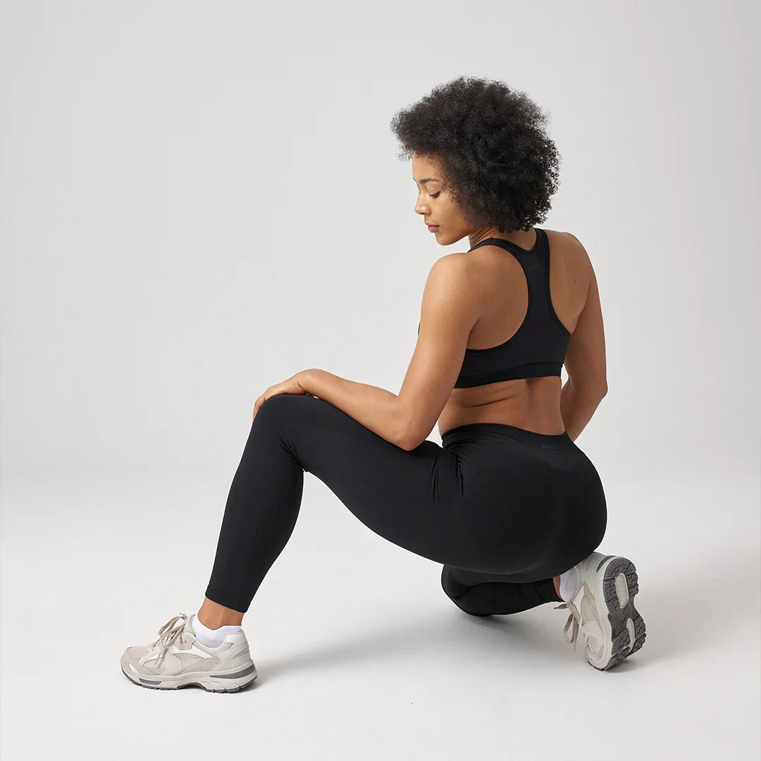 High Waist Leggings Seamless | Schwarz - Image 7