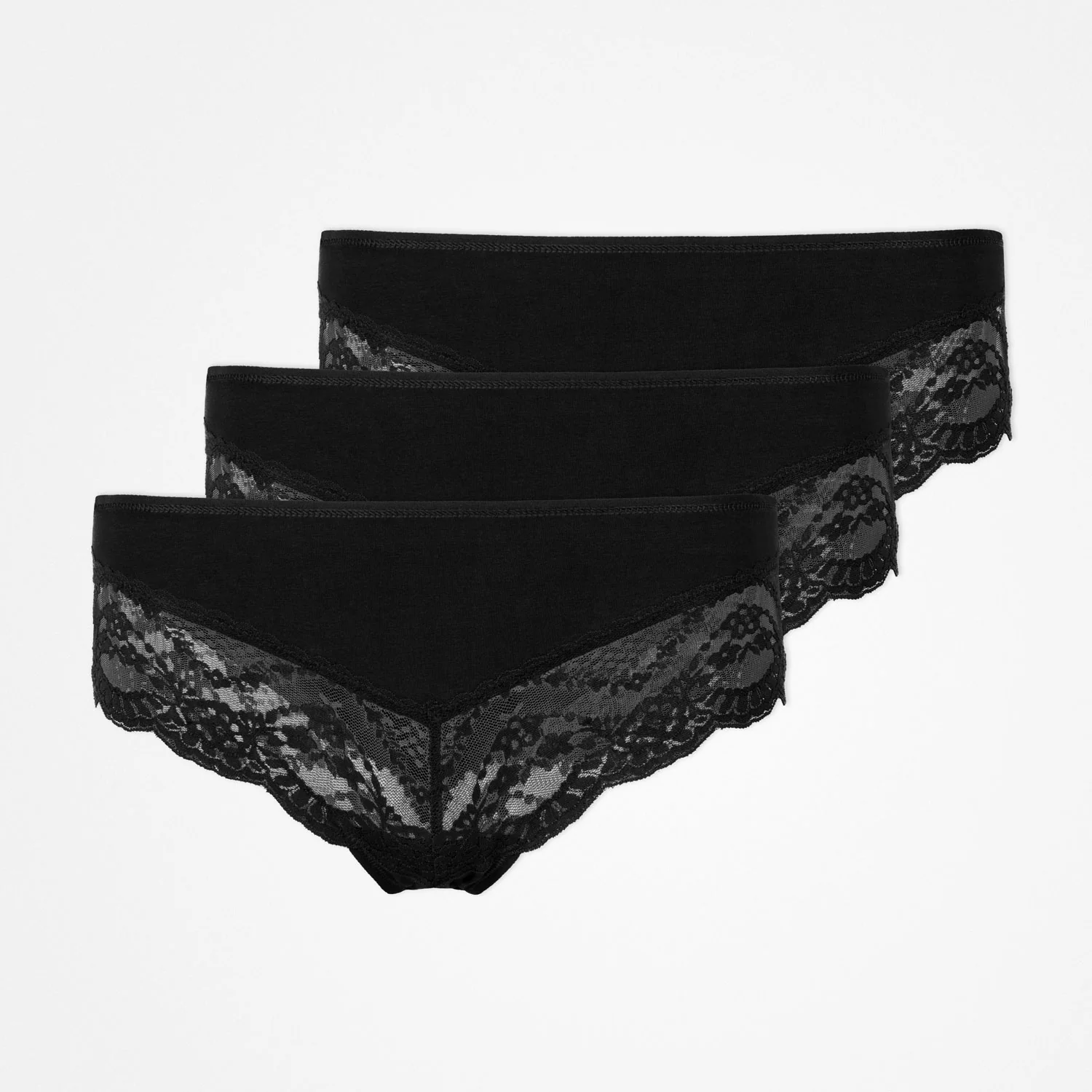 Hipster Panties mit Spitze | Schwarz - Image 12