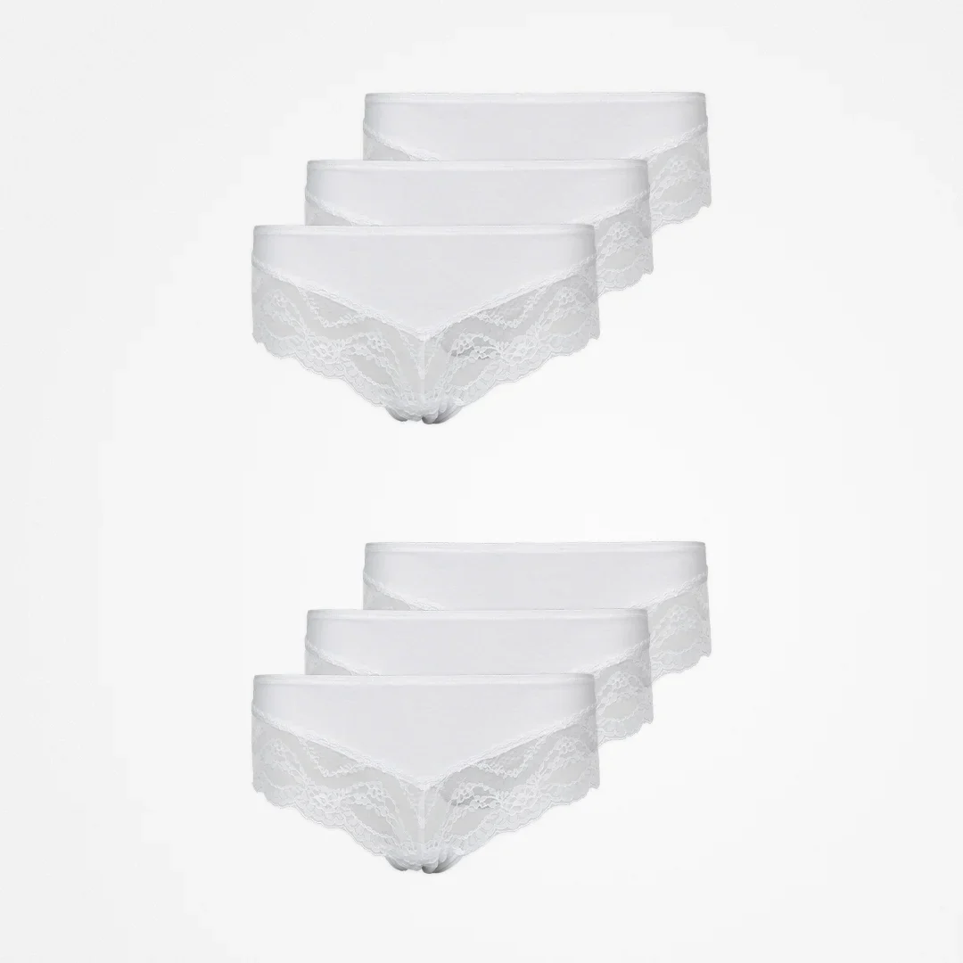 Hipster Panties mit Spitze | Weiß - Image 12