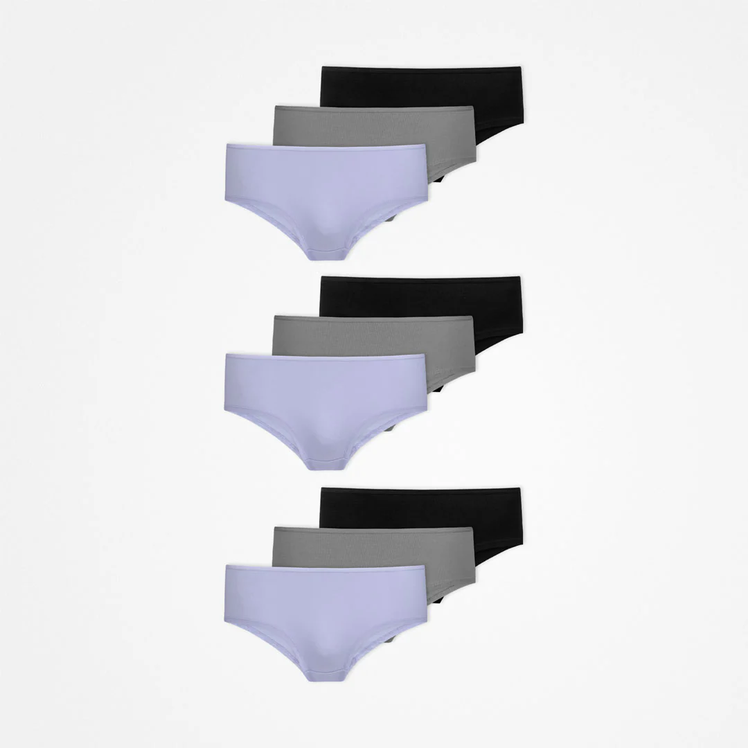Hipster Panties | Mix (Lila/Grün/Schwarz) - Image 11