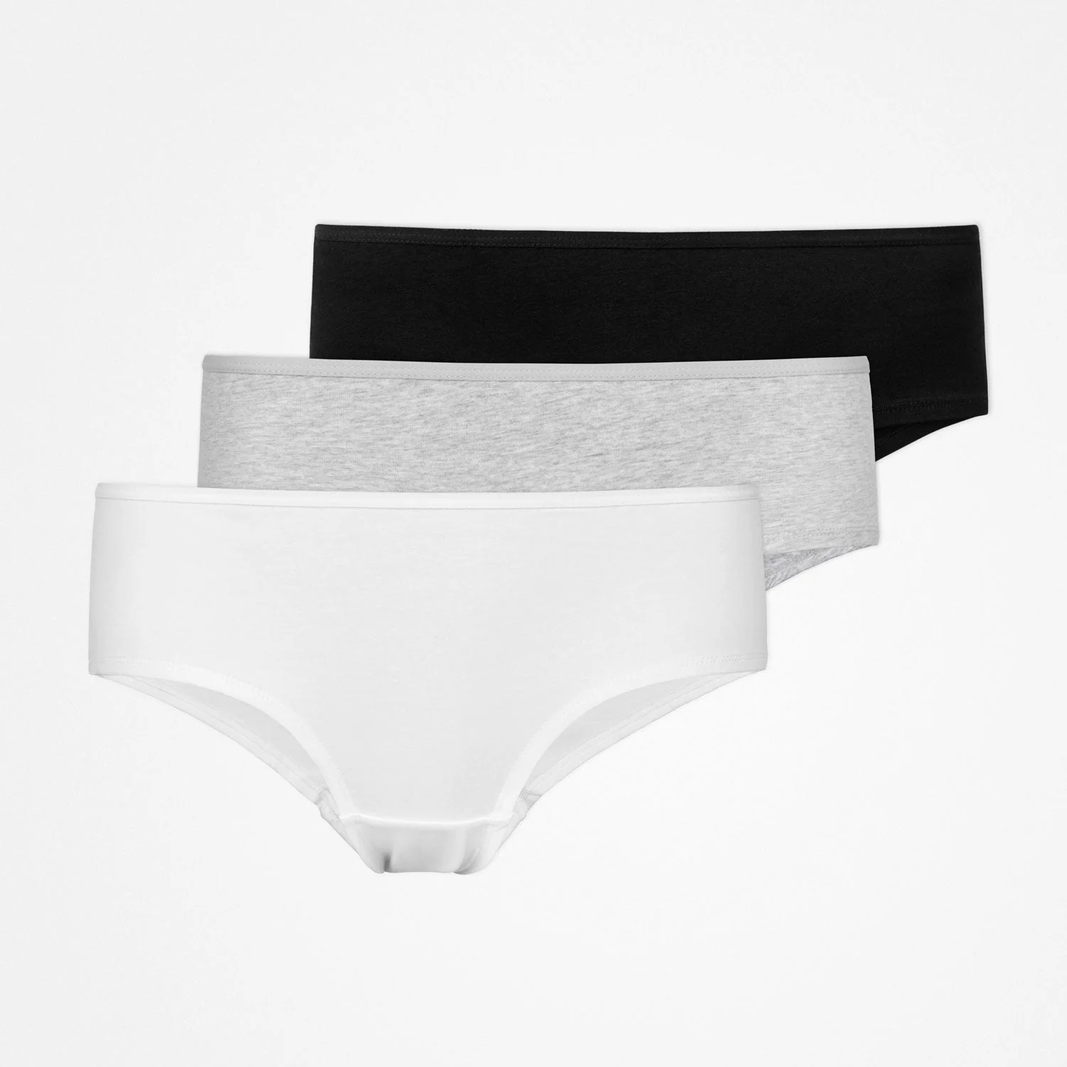 Hipster Panties | Mix (Weiß/Hellgrau/Schwarz) - Image 9