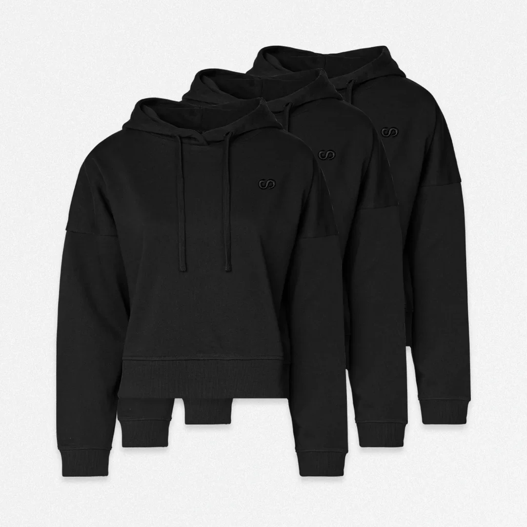 Hoodie Damen | Schwarz - Image 10