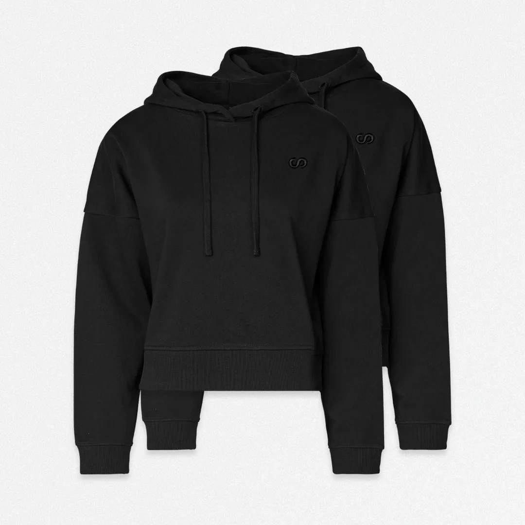 Hoodie Damen | Schwarz - Image 9