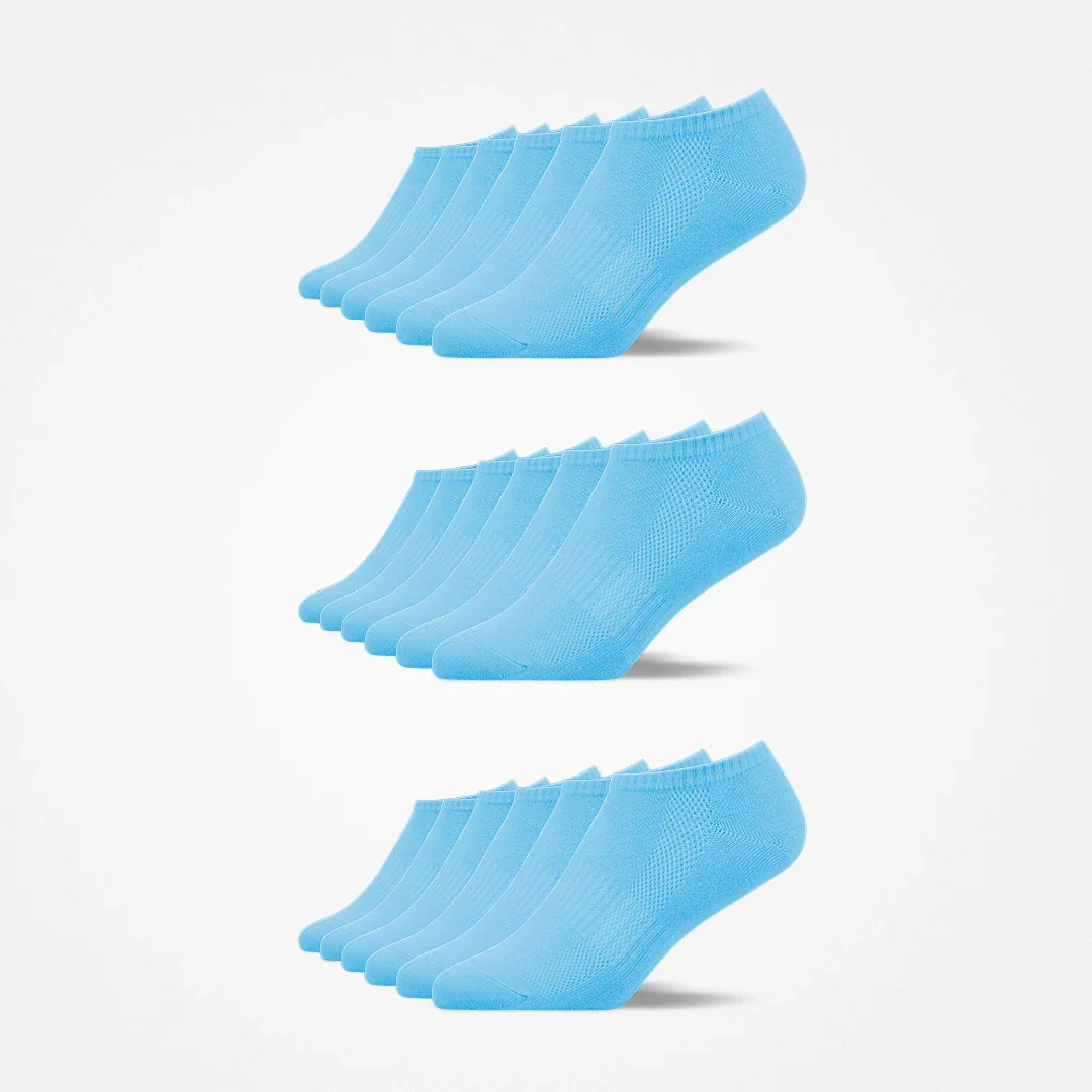 Kinder Sneaker Socken | Blau - Image 9