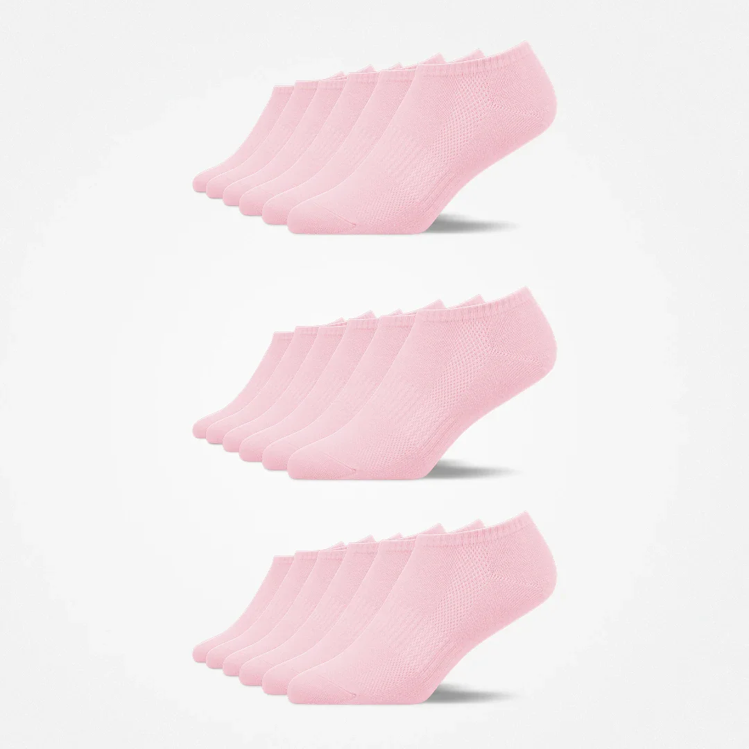Kinder Sneaker Socken | Rosa - Image 9