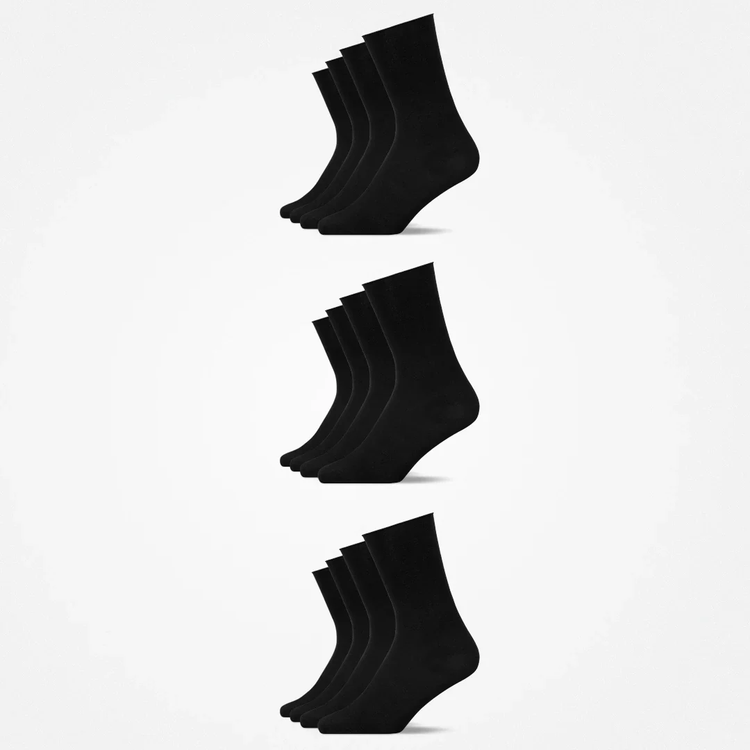 Klassische Damen Socken | Schwarz - Image 13