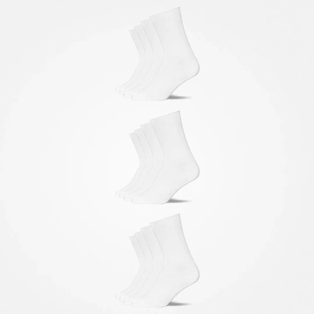 Klassische Damen Socken | Weiß - Image 13