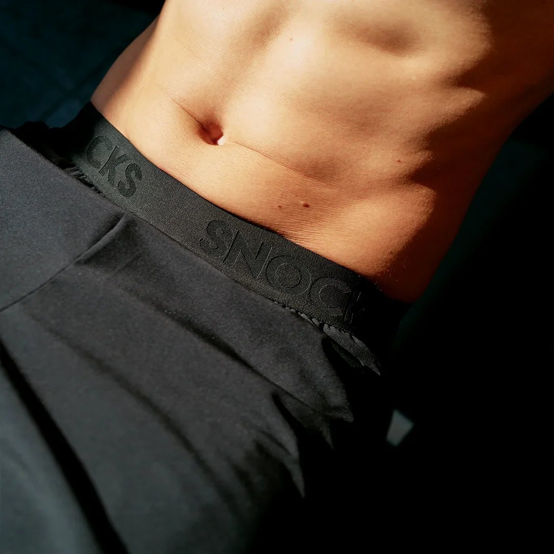 Kurze Sporthose mit Logo Herren | Schwarz - Image 4