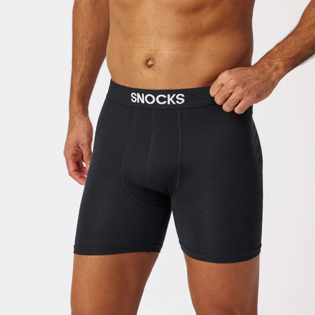 Lange Boxershorts | Schwarz - Image 3