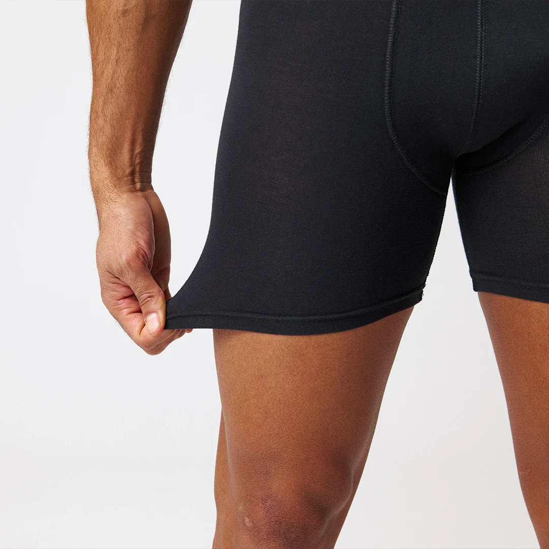 Lange Boxershorts | Schwarz - Image 4
