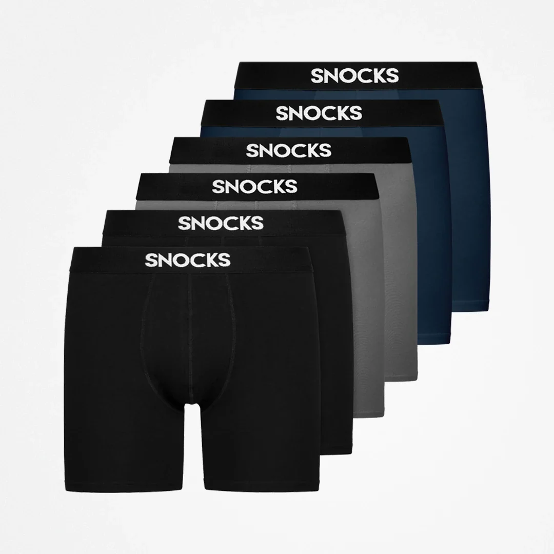 Lange Boxershorts | Mix (Schwarz/Grau/Dunkelblau) - Image 10