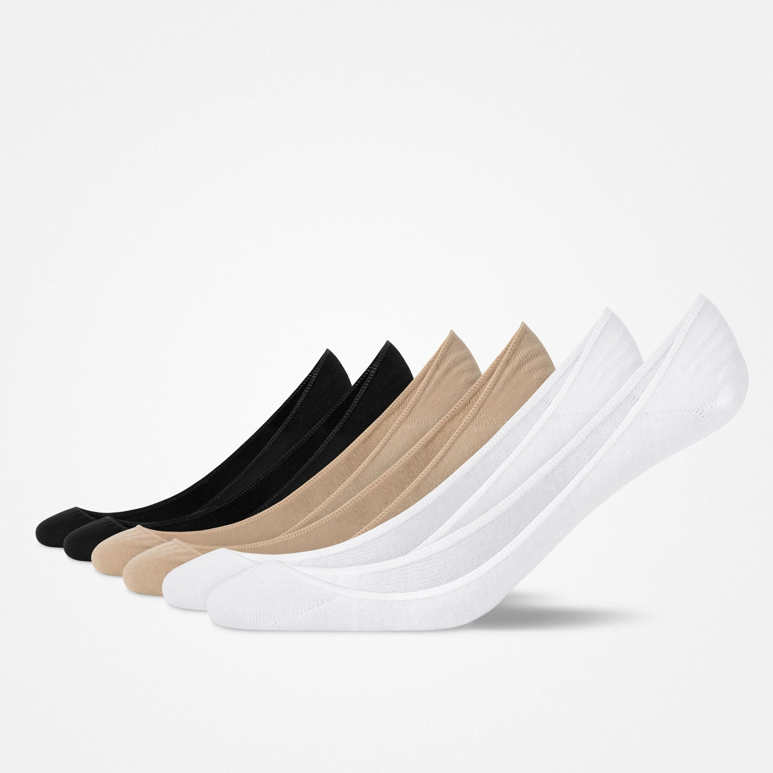 Loafer Socken | Mix (Schwarz/Weiß/Beige) - Image 9