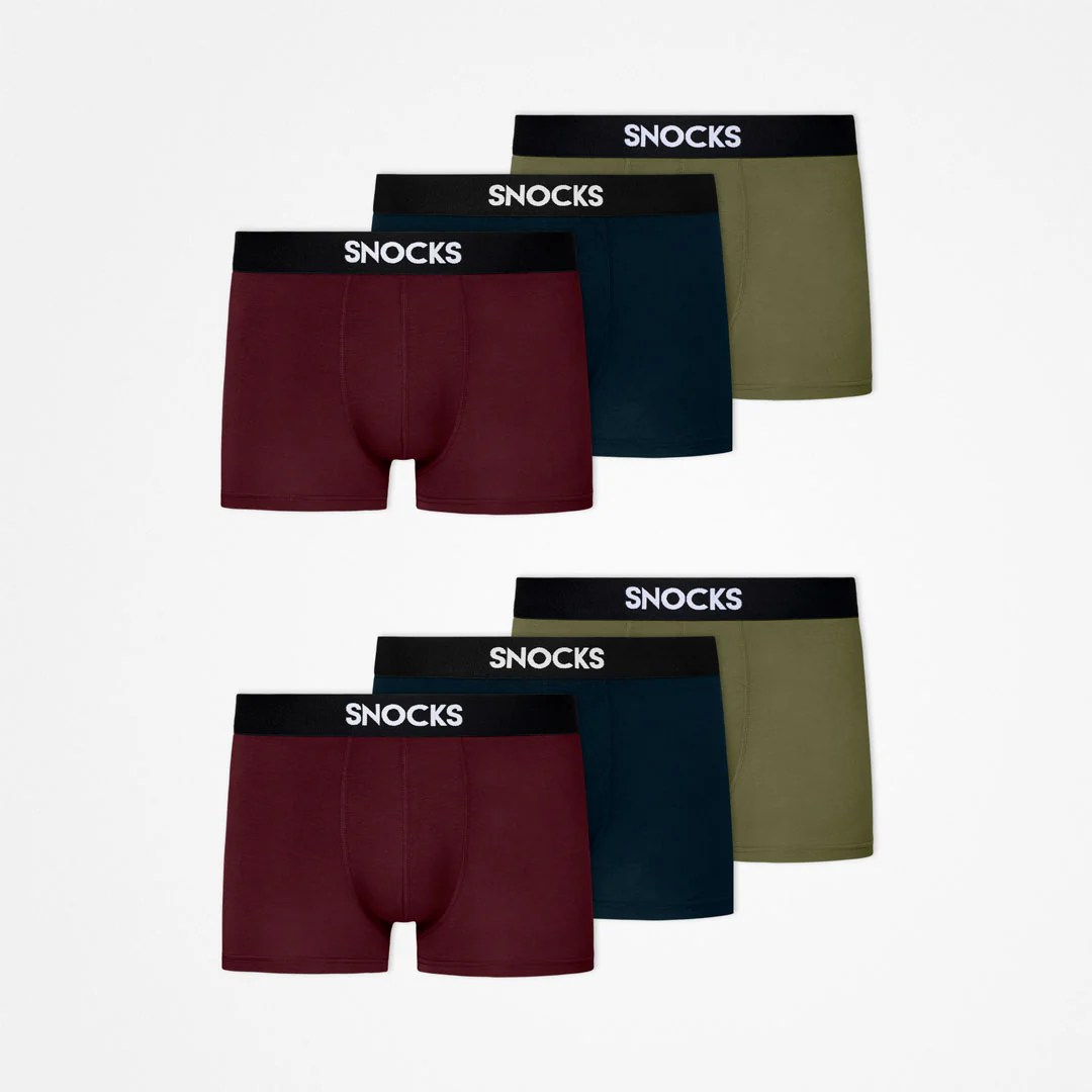 Premium Boxershorts | Mix (Rot/Olive/Blau) - Image 11