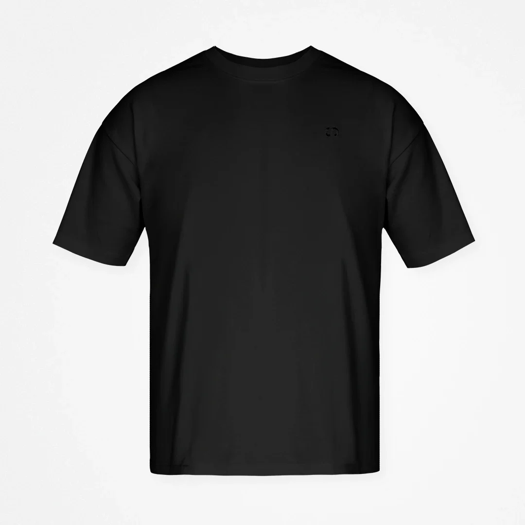 Oversized T-Shirt Herren | Schwarz - Image 9