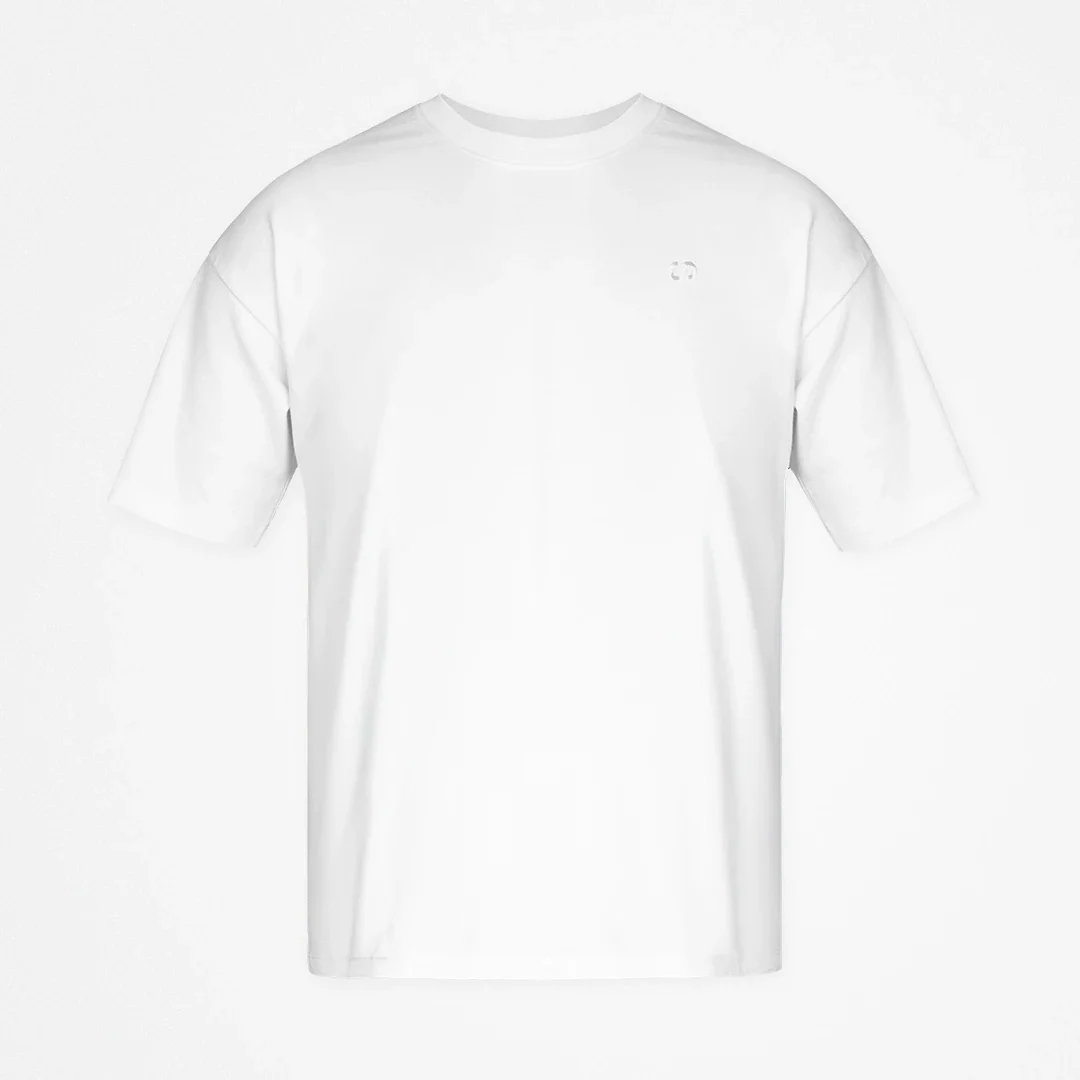 Oversized T-Shirt Herren | Weiß - Image 9
