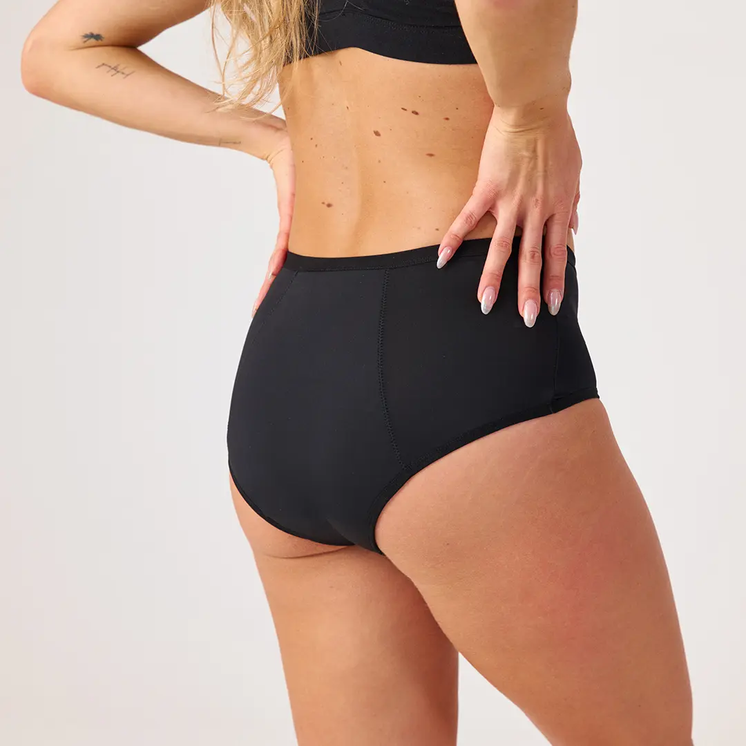 Perioden High Waist Slip STRONG | Schwarz - Image 7