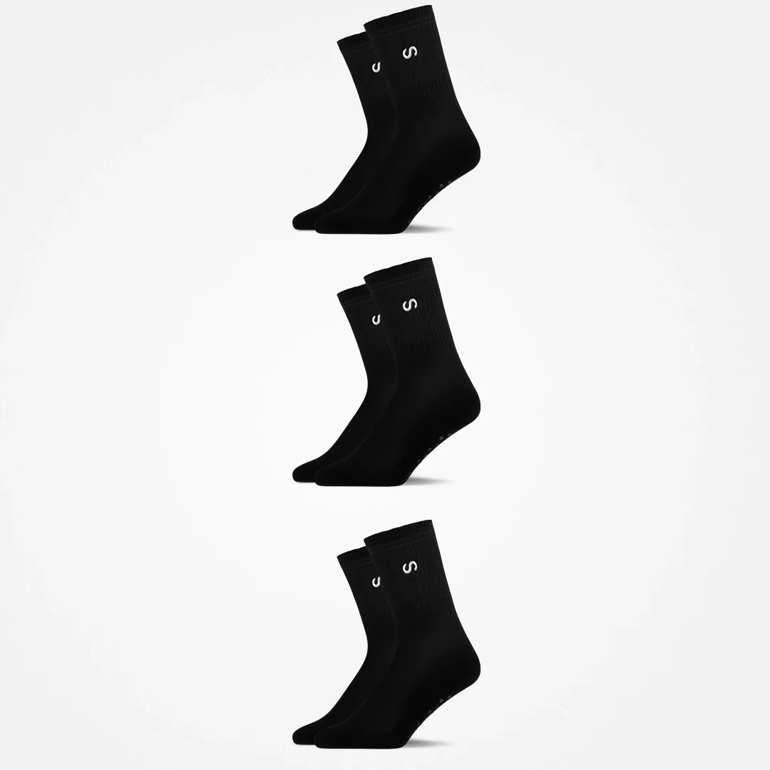 Pilates Socken | Schwarz (Logo) - Image 10